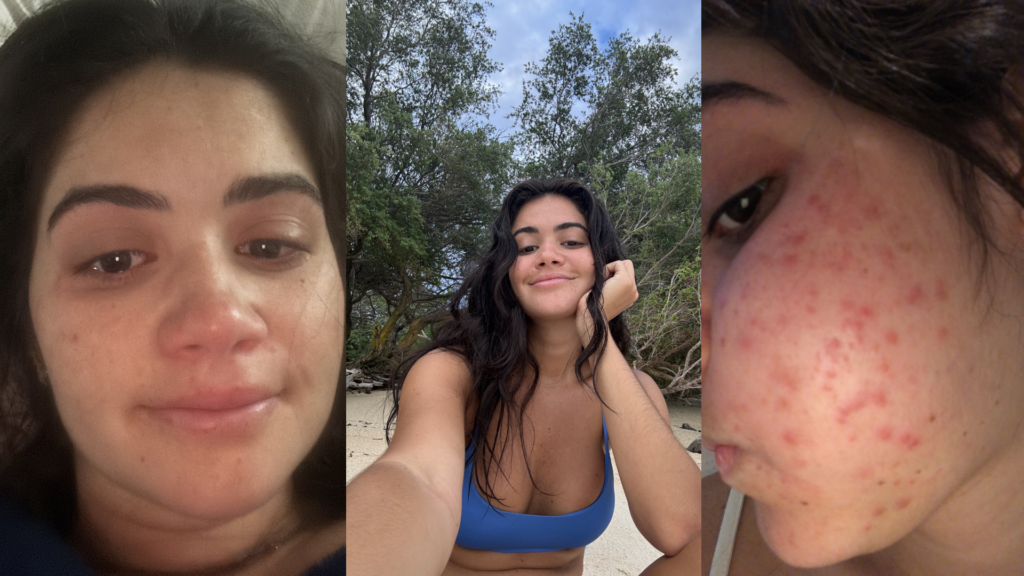 warm lifestyle skincare flatlay representing skin changes after 30